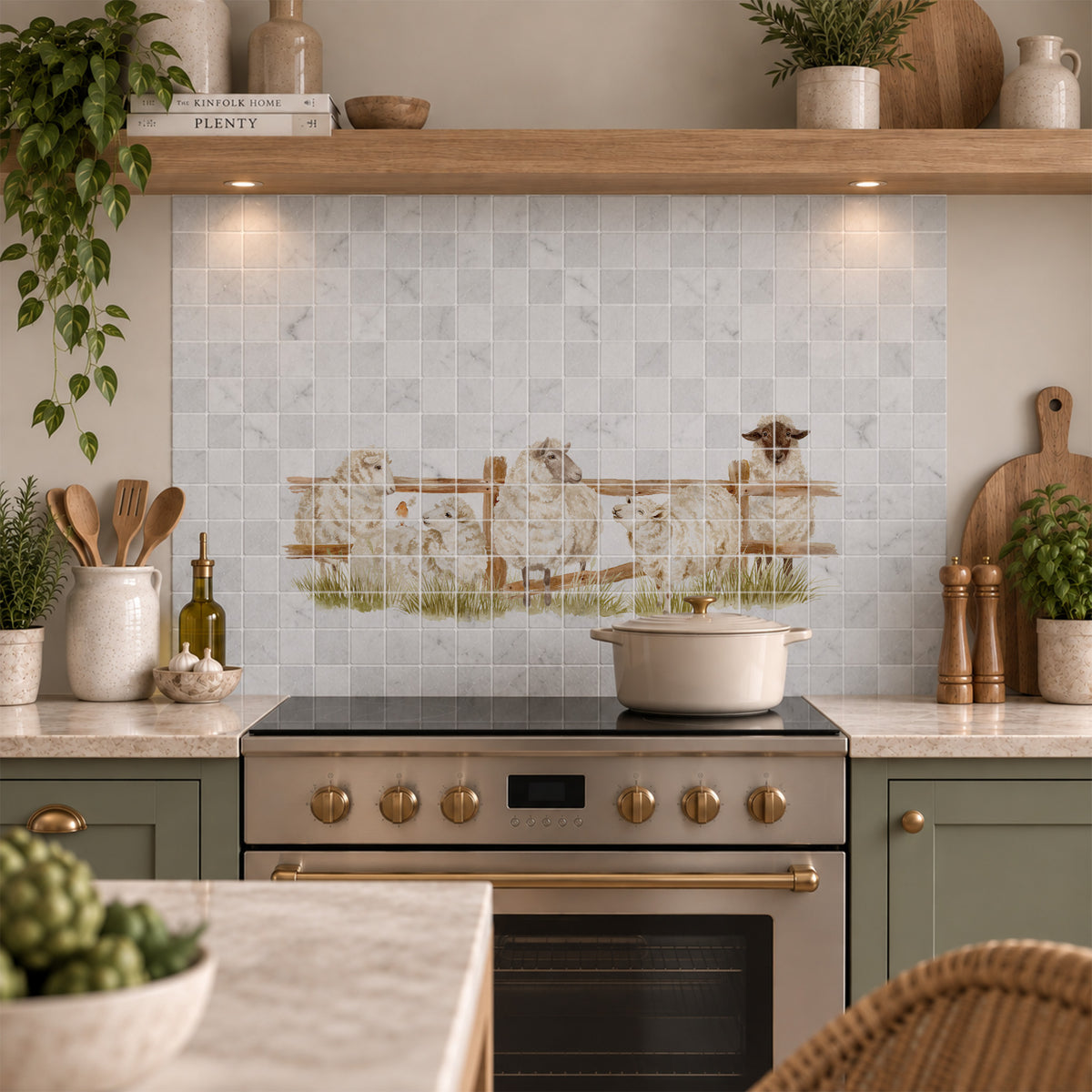 Decorative marble statement piece showcasing the beauty of the British landscape