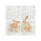 Bespoke Hare statement marble mural bringing the beauty of the British countryside indoors