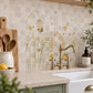 Luxury decorative tiles featuring a serene British countryside landscape
