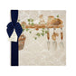 This Large Marble serving platter, this design  has some mischievous mice playing in the garden shed. 