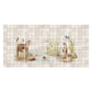 Bespoke decorative kitchen tiles featuring a traditional English countryside scene an otter and kingfisher 