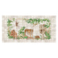 Elegant countryside artwork designed as a luxury kitchen splashback, with rainforest animals featuring as the centrepiece 