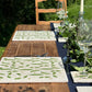 Elegant Runner Bean design on our classic marble Large Platter Size-In The Humble Hares Classic Watercolour style 
