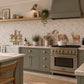 Decorative countryside watercolour artwork for a sophisticated kitchen interior