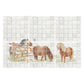 Decorative countryside watercolour artwork for a sophisticated kitchen interior