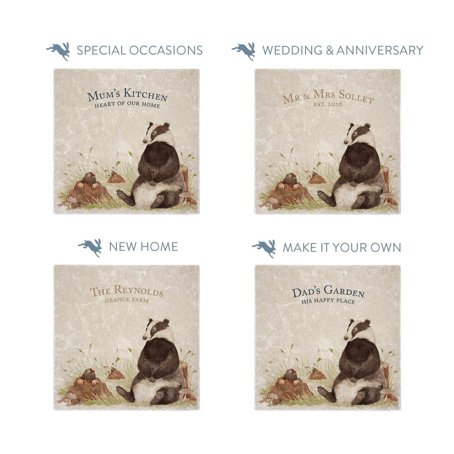 personalised text examples, making your platter truly yours.  