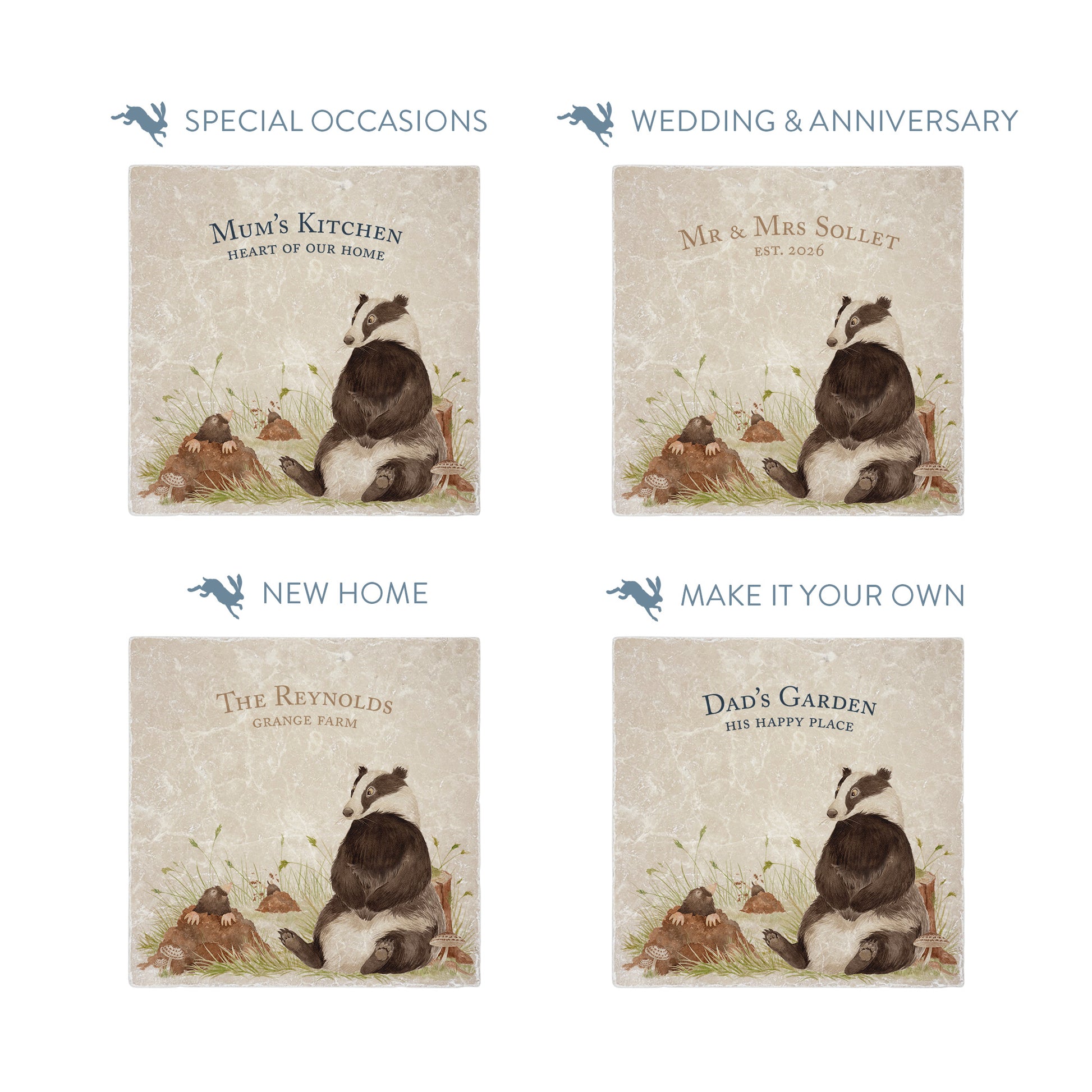 personalised text examples, making your platter truly yours.  