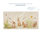 Spring has arrived in the garden, this platter features beautiful bunnies playing in the garden with the most beautiful spring flowers. Personalise your sharing platter to make it uniquely yours.