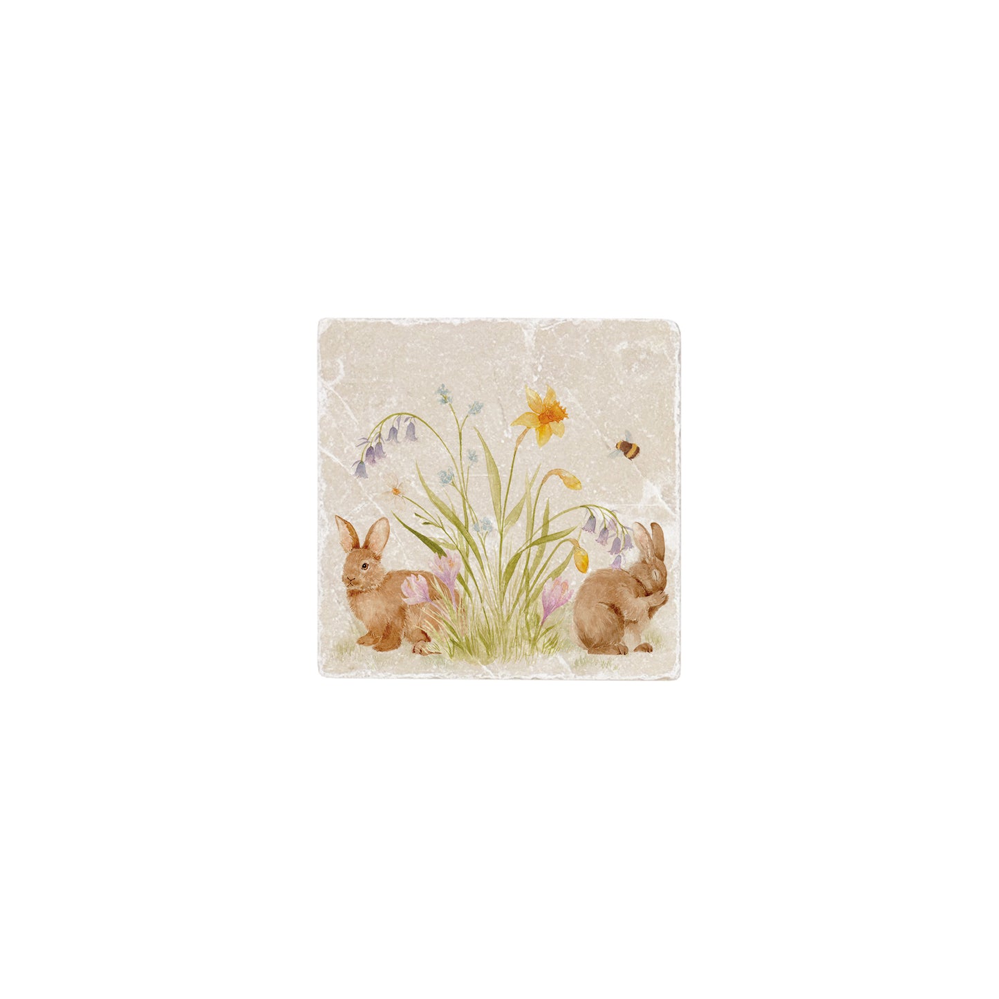 The Blooming Bunnies Splashback Tile