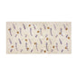 A handmade 20x40cm marble splashback tile featuring a watercolour design of bees and lavender.