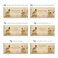 Personalised phrase options for a rectangle wooden planter box with a watercolour design of two mallard ducks by the pond. Choose your phrase to suit any occasion including birthday, wedding, anniversary, engagement, and new home.