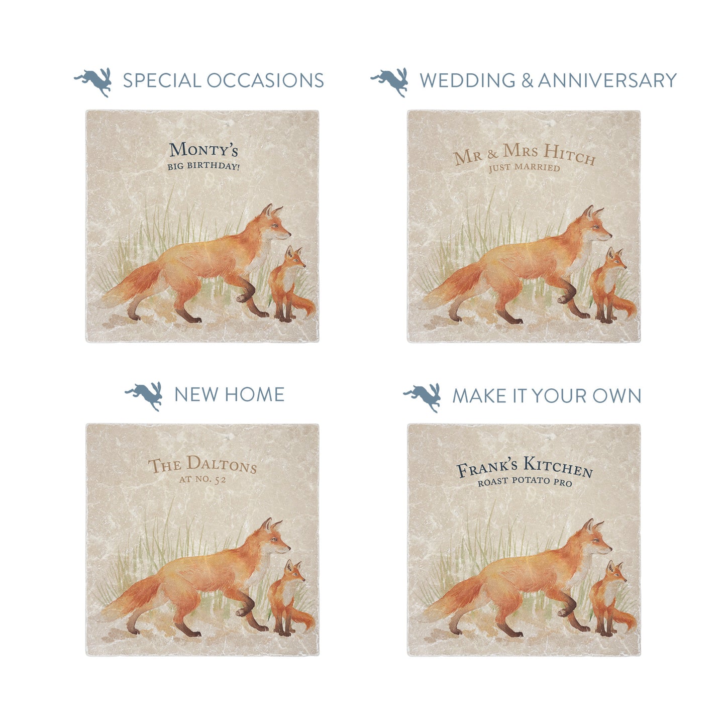 personalised text examples, making your platter truly yours.  