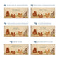 Personalised phrase options for a rectangle wooden planter box with a watercolour design of a flock of hens. Choose your phrase to suit any occasion including birthday, wedding, anniversary, engagement, and new home.