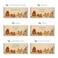Personalised phrase options for a rectangle wooden planter box with a watercolour design of a flock of hens. Choose your phrase to suit any occasion including birthday, wedding, new home, and a selection of gardening phrases.