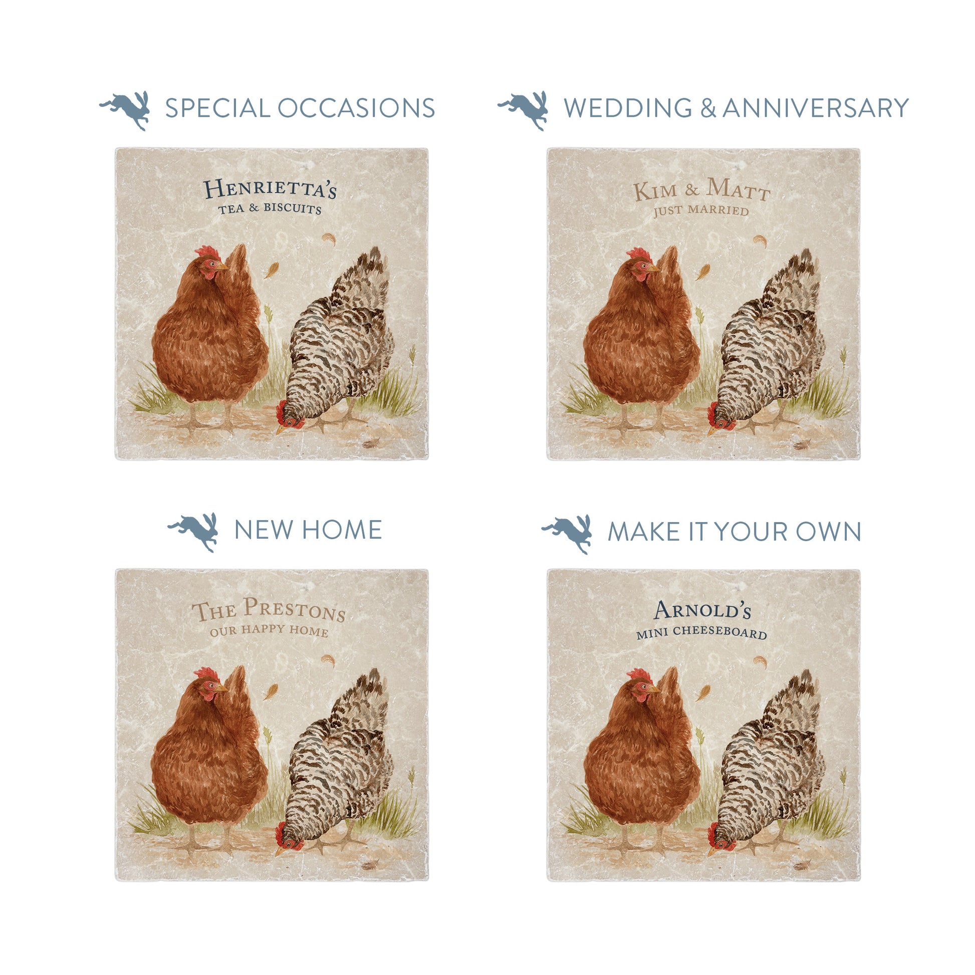 personalised text examples, making your platter truly yours.  