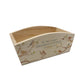 An arched wooden planter box with a watercolour design of garden birds on branches. The planter is an ideal gift for gardening enthusiasts, and can be personalised with a selection of phrases and custom names, dates and house number or name.
