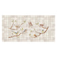 Luxury decorative mural featuring a traditional British countryside landscape of birds on Branches. 