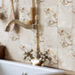 British Garden Birds on branches in a watercolour style .  British Garden Birds on branches in a watercolour style The perfect backsplash tile.