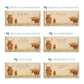 Personalised phrase options for a rectangle wooden planter box with a watercolour design of a hairy highland cow family. Choose your phrase to suit any occasion including birthday, wedding, anniversary, engagement, and new home.