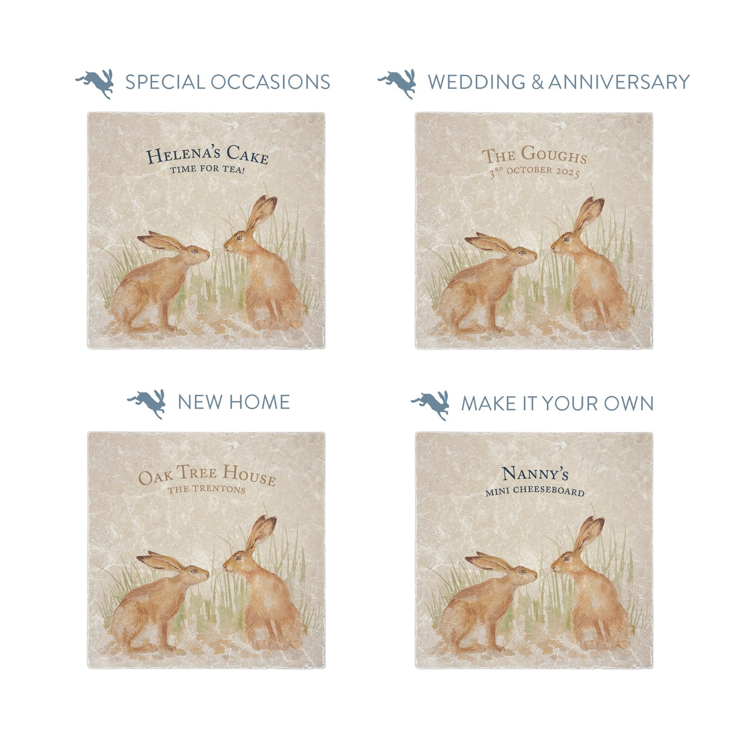 personalised text examples, making your platter truly yours.  