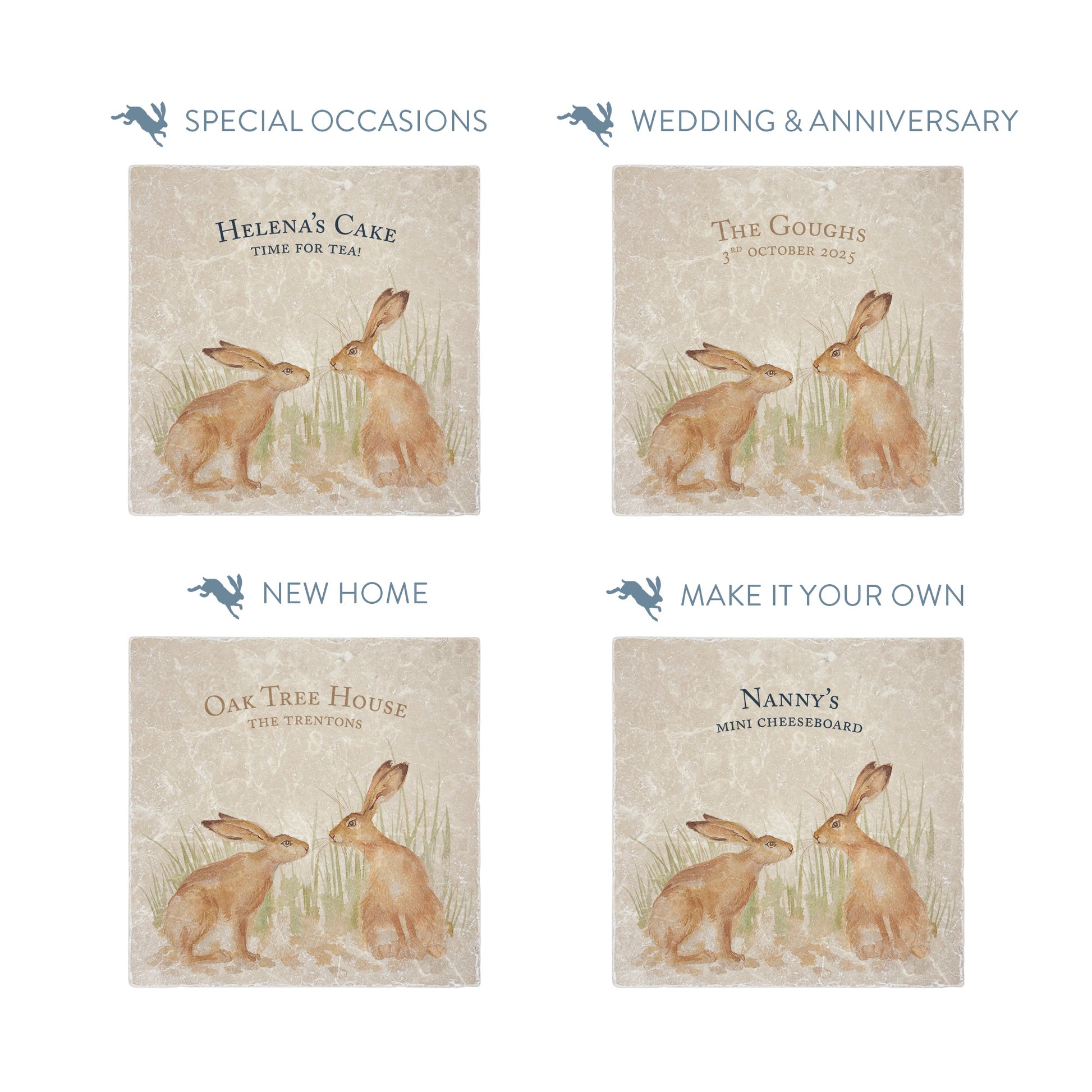 personalised text examples, making your platter truly yours.  