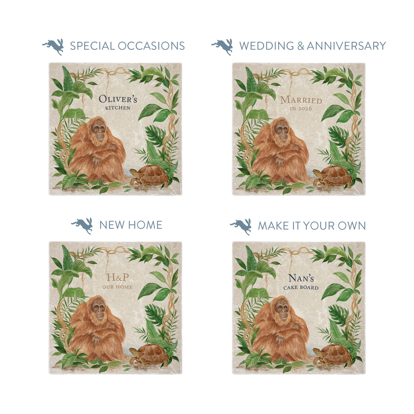 personalised text examples, making your platter truly yours.  