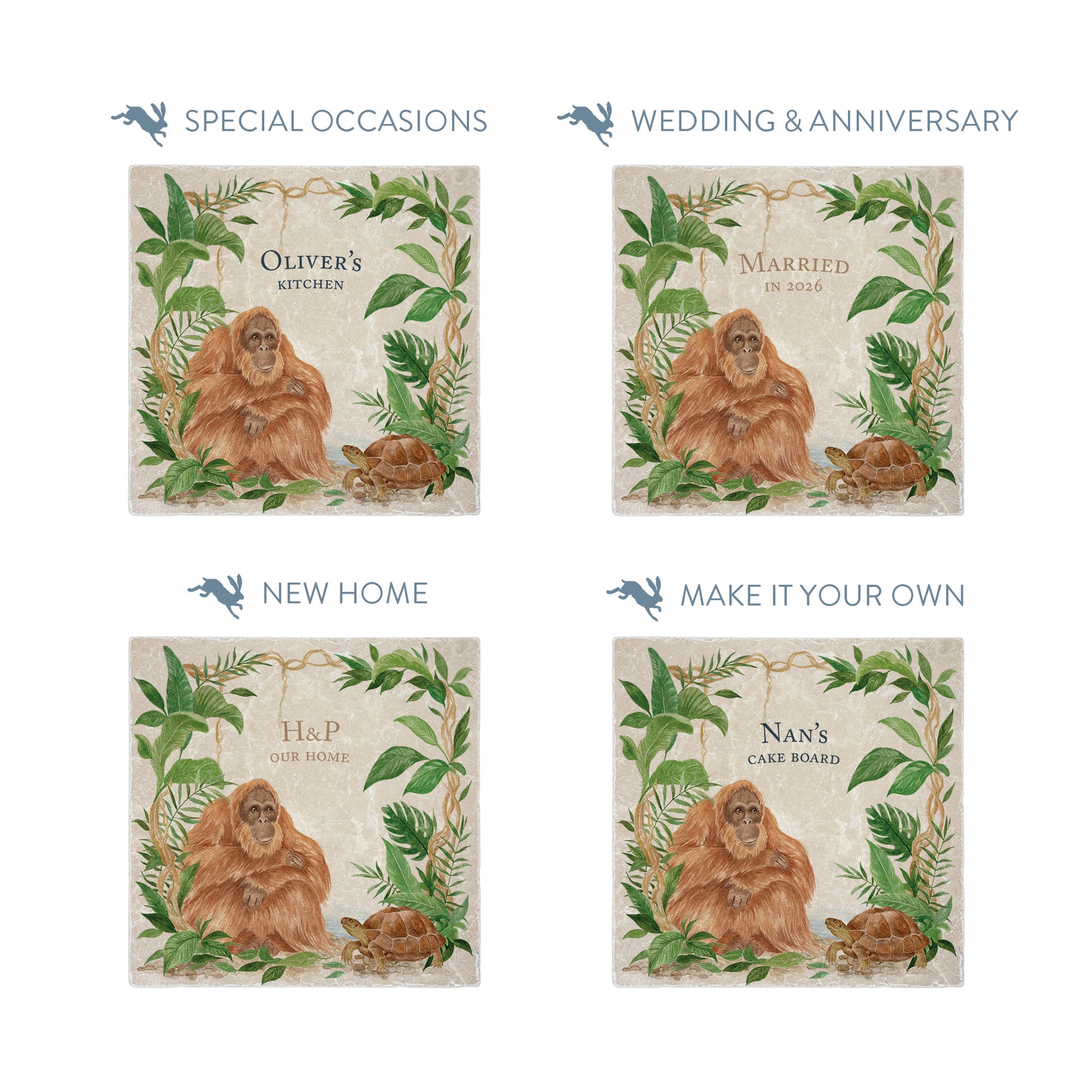personalised text examples, making your platter truly yours.  