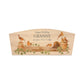 An arched wooden planter box with a watercolour design of robins causing mischief in a potting shed. The planter is an ideal gift for gardening enthusiasts, and can be personalised with a selection of phrases and custom names, dates and house number or name.