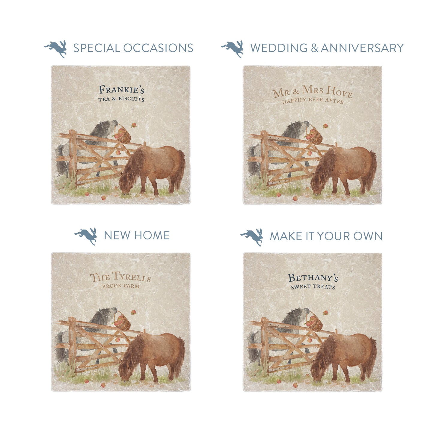 personalised text examples, making your platter truly yours.  