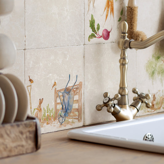 The vegetable Patch, You can find a cheeky Hare stealing carrots from the allotment. 