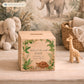 handmade childrens bedroom decor money box with watercolour animals, personalised money box with a tortoise design 