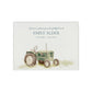 Luxury solid wooden white painted with a Tractor watercolour illustration our urns and Caskets for displaying or burying ashes. Customisable and can be personalised. Perfect funeral memory keepsake urn, for storing ashes for humans and pets. 