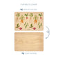 Vegetable Garden style wooden chopping board