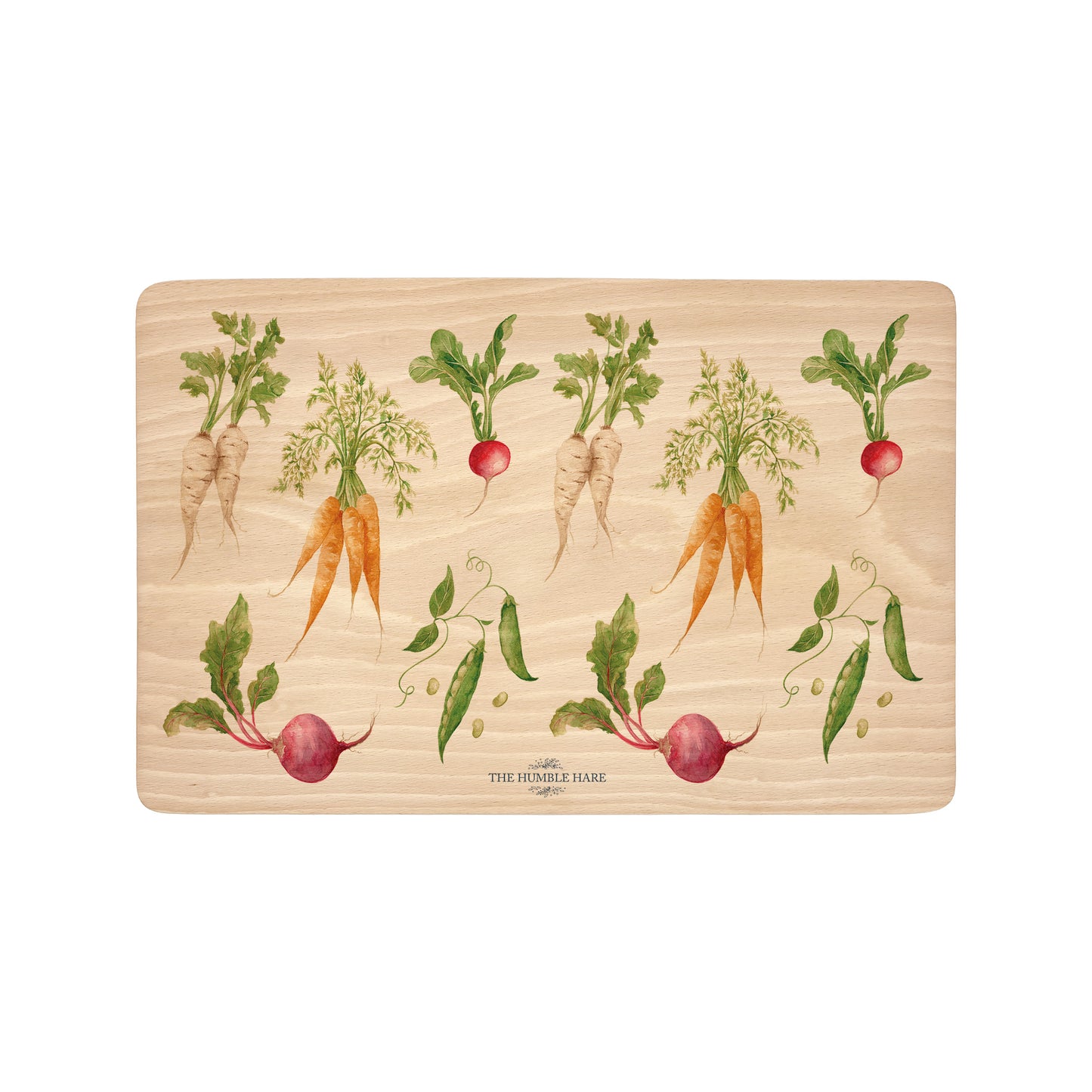 Vegetable Garden style wooden chopping board