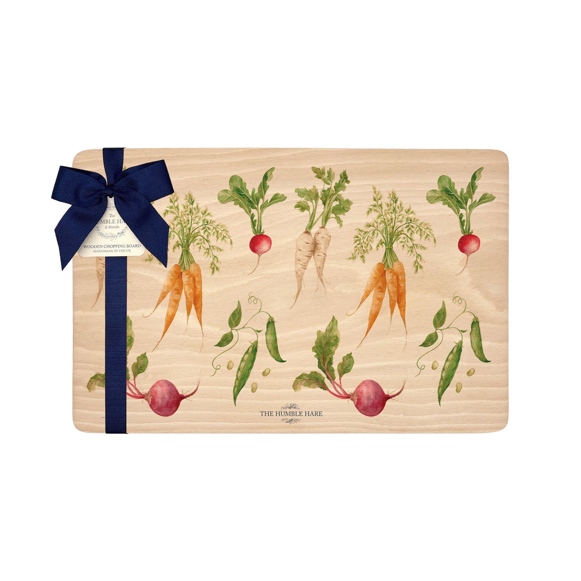 Vegetable Garden style wooden chopping board