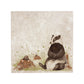 Badger and Mole splashback wall tile, the perfect watercolour marble stone tile. Adding a touch of the countryside to your home. 