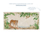 A marble sharing platter with a tiger and python rainforest design. The image shows a preview of personalised text.