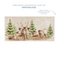 A marble sharing platter with a reindeer watercolour design. The image shows a preview of personalised text.